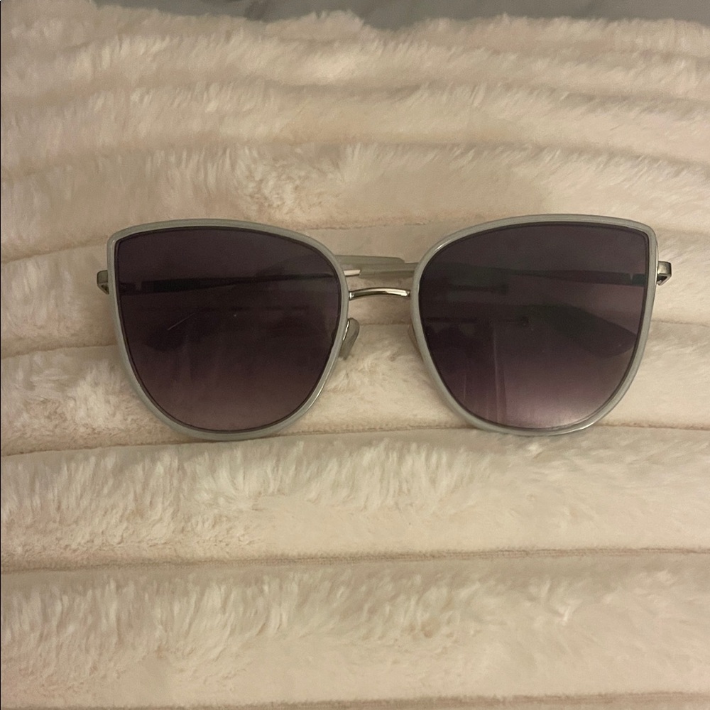 Express Silver and Black Sunglasses